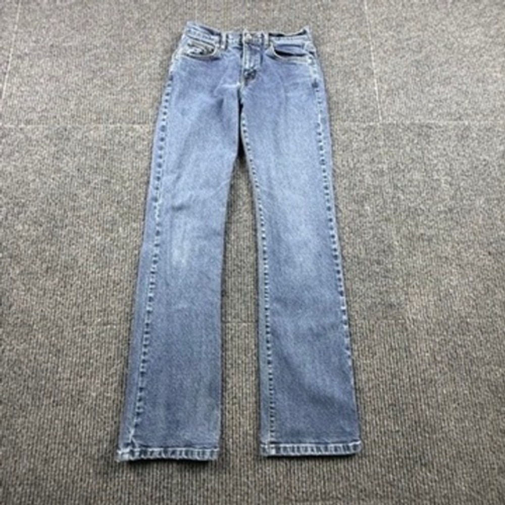 Calvin Klein Jeans Womens Size 3 Blue Denim Bootcut High Rise Stretch